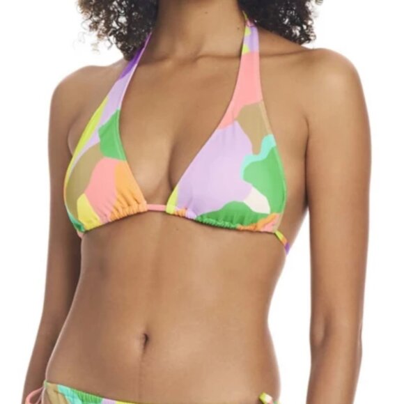 NEW Sanctuary Bikini Swim Top Medium Triangle Day Tripper  NWT - Picture 1 of 8